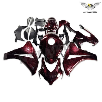 Carenado de fibra de carbono forjado rojo inyección MS apto para Honda 2008-2011 CBR 1000RR Foto 1 de 4
