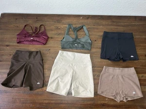 Alo Lot Soutien gorge femme XS sport short 6 pièces XXS gym athlétique - Photo 1 sur 8