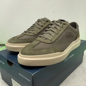 Cole Haan Grandpro Rally Canvs T-Toe C38451 Deep Olive/Oat Men's Size 8W - Picture 1 of 9