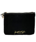 Kendall + Kylie Makeup Cosmetic Bag Pouch Black Velvet Vinyl