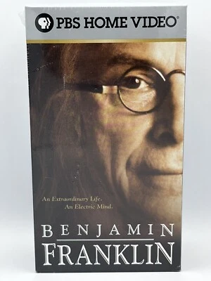 BENJAMIN FRANKLIN (VHS, 2002) Movie 2-TAPE Set, PBS HOME VIDEO, Brand New Sealed - Image 1 of 4