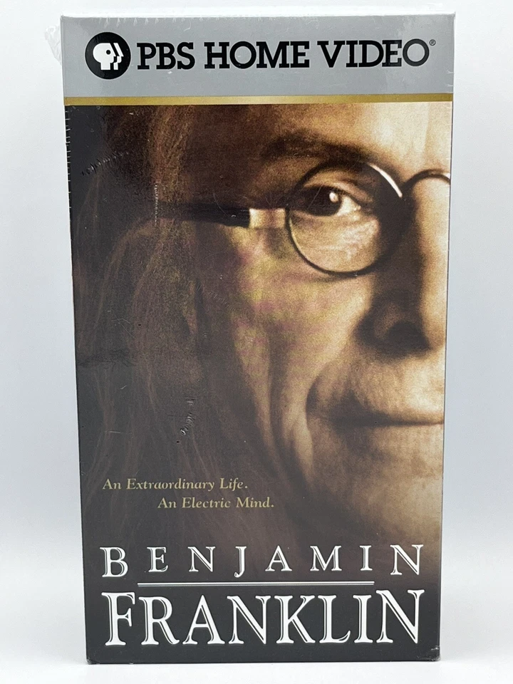 BENJAMIN FRANKLIN (VHS, 2002) Movie 2-TAPE Set, PBS HOME VIDEO, Brand New Sealed - Image 1 of 4
