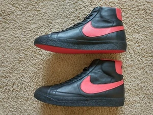 New Men's Nike ID Blazer High Top black/red Nike size 15 Athletic shoes - Picture 1 of 12