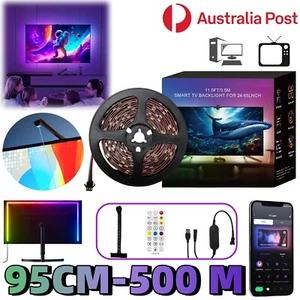 Remote PC TV LED Backlight AR Color Gamut Sensor RGB Strip Lights Camera Sync - Picture 1 of 25