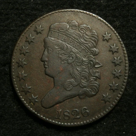1826 C-2 Classic Head Half Cent Cover