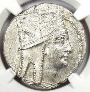 Tigranes II AR Tetradrachm Kings of Armenia Coin 95-56 BC - Certified NGC AU - Picture 1 of 4
