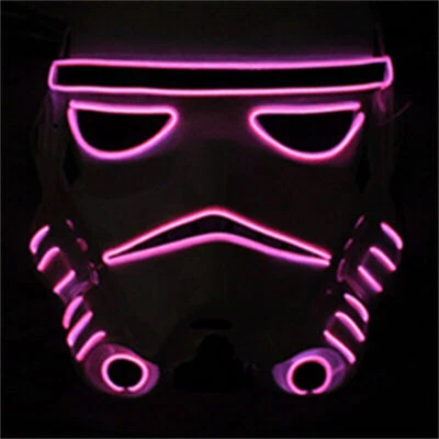 Star Wars Stormtrooper Cosplay Halloween LED Wearable Mask Helmet Headwear Props - Image 1 of 4