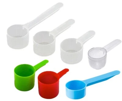 Measuring Plastic Scoop for Spices, Granules, Coffee, Various Sizes, Made in USA - Image 1 of 2