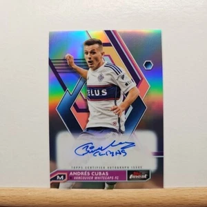 2023 Topps Finest MLS Andres Cubas base Autograph Refractor AUTO card # A-AC - Picture 1 of 2