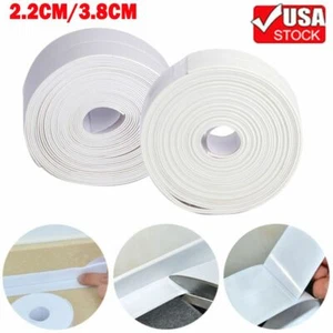PVC Wall Sealing Strip Tape Waterproof Self Adhesive Caulk For Kitchen Bathroom - Picture 1 of 14