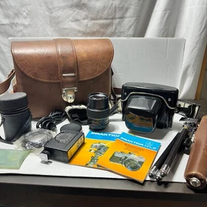 Vintage Praktica MTL3 film SLR camera (UNTESTED) w/ All Accessories Included - Picture 1 of 23