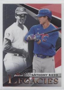 2021 Topps Finest Finest Legacies Anthony Rizzo Ernie Banks #FL-AE HOF