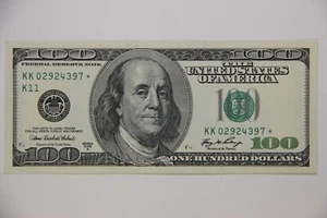 2006-A One Hundred Dollar ($100.00) Replacement Star Note, Crisp Circulated note - Picture 1 of 2