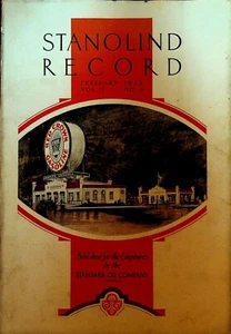 Stanolind Record Standard Oil Employees Magazine February 1932 Richard Holzschuh - Imagen 1 de 4