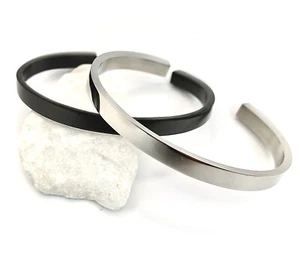 Stainless Steel Bracelet For Ashes Cremation Keepsake Urn Cuff Adjustable - Picture 1 of 5