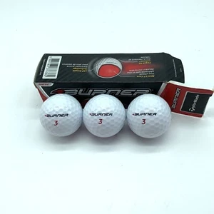 New TaylorMade Burner Golf Balls 1 Pack Of 3 Balls White - Picture 1 of 3
