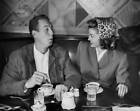 Esther Williams and her husband, actor Ben Gage take coffee at - Old Photo