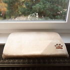 Cat Bed Windowsill Seat Provides More Space on Narrow Window Sills Fluffy Cover