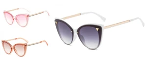 Fashionable Sunglasses for Beach Poolside Park Outdoors White Pink or Tan - Picture 1 of 4