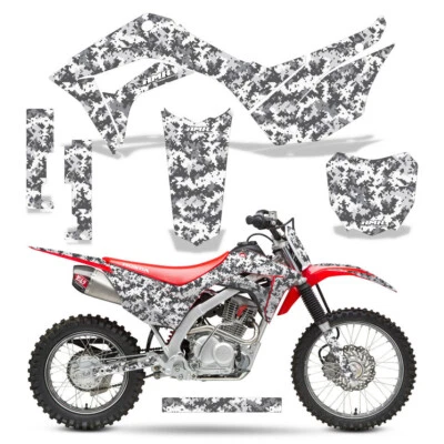 Pegatinas gráficas MX + #calcomanías PLT para Honda CRF125F 2019-2025 Digicamo con Foto 1 de 2