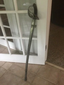 VINTAGE Chilean cavalry French made CHATELLERAULT SABER AND SCABBARD - Picture 1 of 14