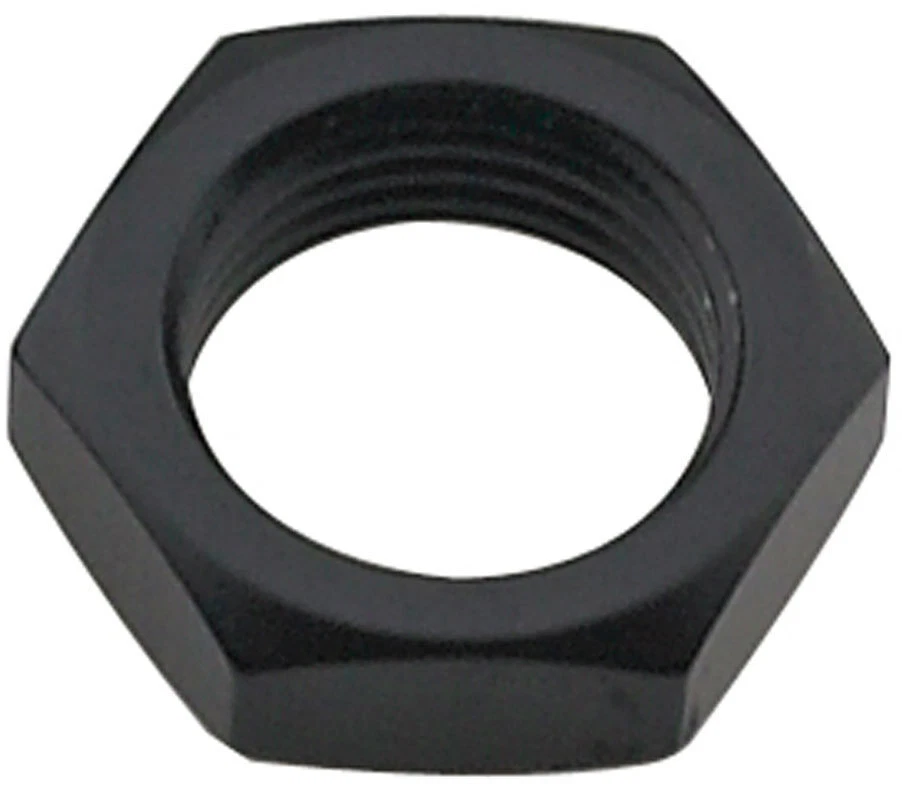 Fragola Bulkhead Fitting Nut 4 AN Aluminum Black Anodize Each 492404-BL — 第 1/1 张图片