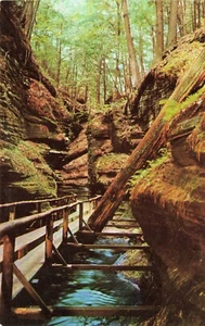 WITCHES GULCH, WISCONSIN DELLS, WISCONSIN PC vintage - Foto 1 di 2