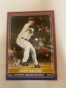 Jake Kalish 2019 Northwest Arkansas Naturals Team Card