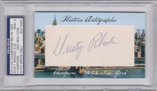 Dusty Rhodes New York Giants 2012 HA PSA DNA Auto 9 1954 World Series Champ