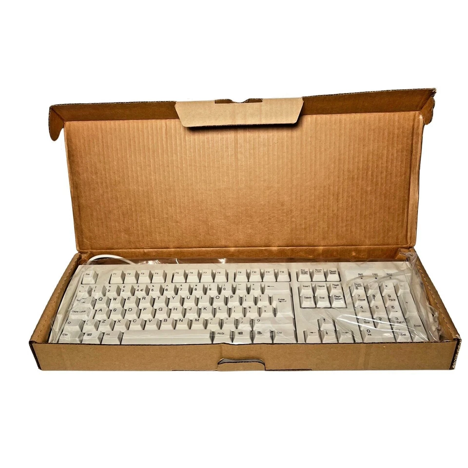 Vintage Chicony KB-2971 Keyboard Microsoft Windows 95 NT Brand New In Box Retro - Image 1 of 4