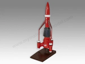 Modelo artesanal de madera de caoba Gerry Anderson Thunderbird Thunderbirds 3 - Imagen 1 de 12