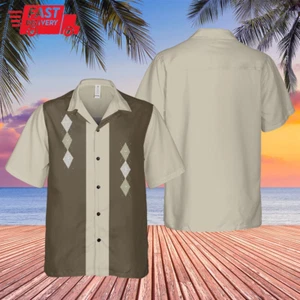 Camicia Tony Soprano Hawaiiana, Soprano Film Tropicale 3D CAMICIA HAWAII Natale - Foto 1 di 3