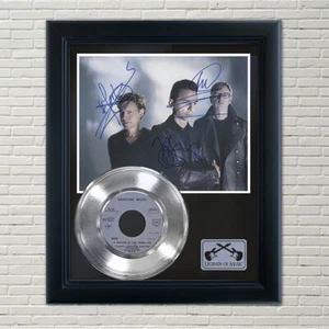 Depeche Mode A Question Of Time" Framed Platinum Record Reproduction Signatures - Picture 1 of 4