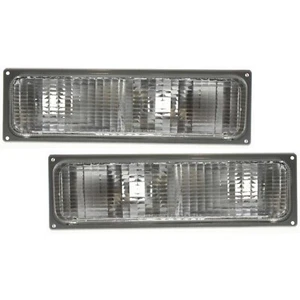 New Signal Lamp Lens and Housing Set Of 2 LH & RH Fits 1990-1993 Chevrolet C1500 - Bild 1 von 10