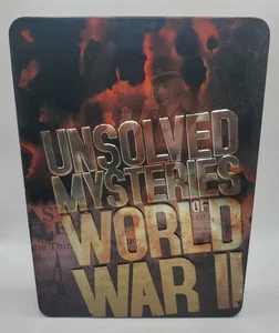 Unsolved Mysteries Of World War II 2006 Metal Box 3 Disk Set DVD Wild Theorys - Foto 1 di 3