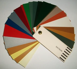 1976 Datsun 280Z 280 Z 2+2 210 610 710 F-10 RM paint chips selection set - Picture 1 of 2