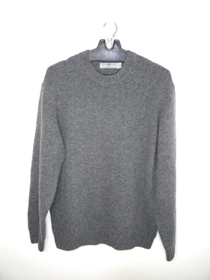 Vintage Alan Paine Lambswool Sweater Men Large Gray 90s Preppy Crewneck Pullover - Image 1 of 4