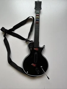 XBOX 360 Wireless Gibson Les Paul Guitar Hero Controller Red Octane - WORKING - Picture 1 of 8