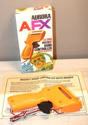 CONTROLADOR DE MANO AFX AURORA RUSSKIT 45 OHM VINTAGE CON FRENOS #1454 NOS 1971 Foto 1 de 4