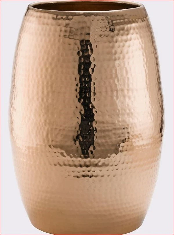 Dalia Blumenvase Aus Kristallglas | 23 Cm Hoch, Rund | Handgefertigt In Der EU, Mit Dahlien-Gravur