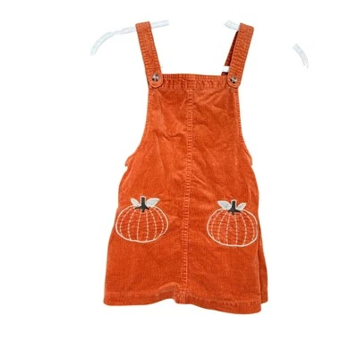 Max Studio Kids Orange Corduroy Overalls 4T  - Image 1 of 4