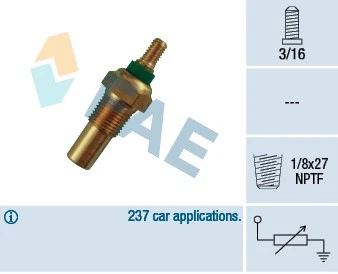 32010 FAE Sensor, coolant temperature for FORD - Image 1 of 1