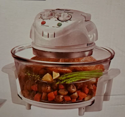 Magic Chef 3 Gallon EWGC12W3 1300 Watt Glass Bowl Convection Oven NEW OPEN BOX - Image 1 of 4