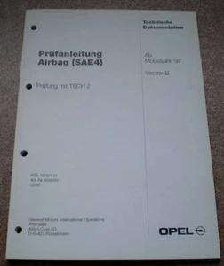 Manual de Taller Instrucciones de Inspección Opel Vectra B Modelo 97 - Imagen 1 de 1