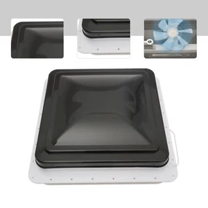 12V Zoll Dachhaube Dachfenster Dachluke Vent 42 x 42 cm für Wohnwagen Wohnmobil - Bild 1 von 14