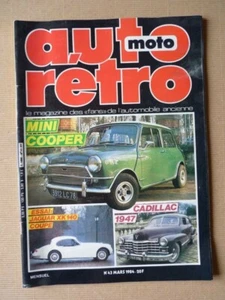 Auto Rétro n°43, Austin Cooper Mini, Dino 6 cylindres, Jaguar XK140 MKX 420G, Re - Imagen 1 de 1