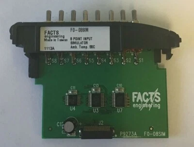 FACTS ENGINEERING  F0-08SIM INPUT SIMULATOR 8 POINT  - Image 1 of 4