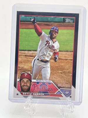 BRYCE HARPER 2023 Topps MLB x Players Clubhouse Exclusive Black Border SP - Image 1 of 4