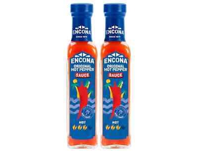 2 X Encona Original Hot Pepper Sauce 142mL-FREE DELIVER • 15.46$