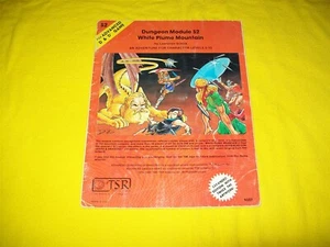 S2 WHITE PLUME MOUNTAIN DUNGEONS & DRAGONS AD&D TSR 9027 - 1 MÓDULO - Imagen 1 de 2